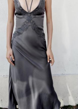 Идеальное платье слип дресс от zara