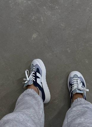 Кроссовки new balance ct302 white blue7 фото