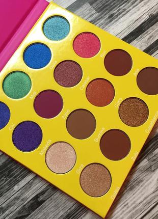 The masquerade mini palette by juvia's 16 colors