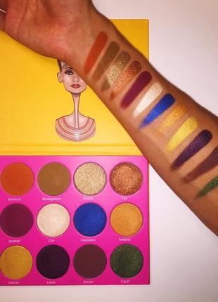 The nubian 2 by juvia's eyeshadow palette 12 colors4 фото