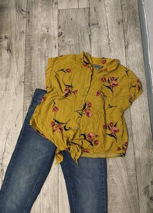 Нова блуза квітковий принт , розмір 48-50