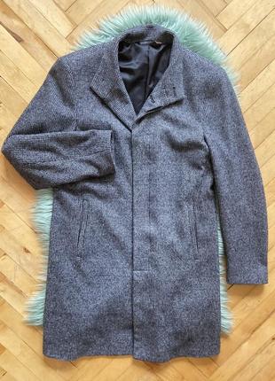 Мужское теплое белоснежное пальто от zara man