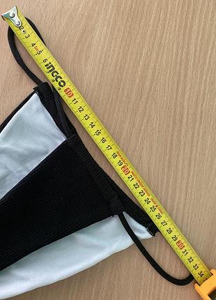 🖤черные плавки-шторки в рубчик низ от купальники бикини бразилиана no name xs-s6 фото