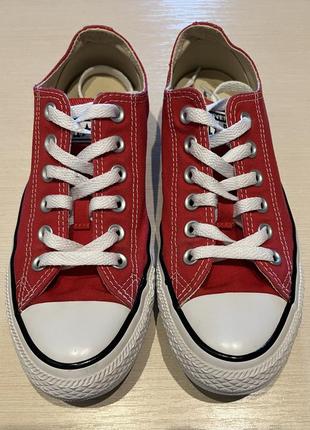 Кеды Cotton converse красные