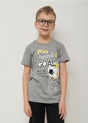 Комплект для мальчика шорты и футболка мяч ozkan 132467 фото