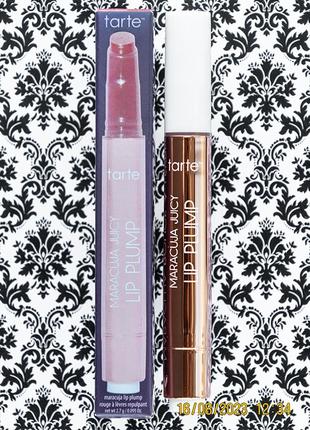 Повнорозмірний блиск плампер для губ tarte maracuja juicy lip mixed berries