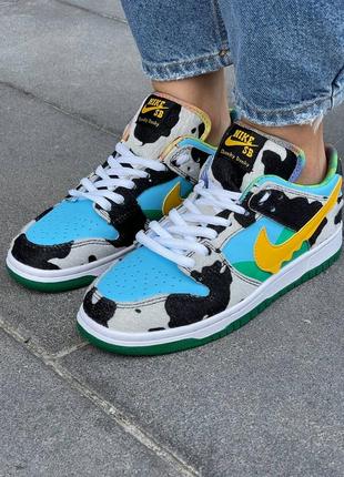 Кроссовки nike sb dunk low x ben &amp; jerry’s кроссовки6 фото