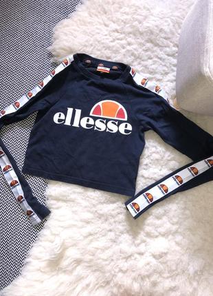 Ellesse оригинал лого джемпер кофта реглан лампасы справный топ9 фото