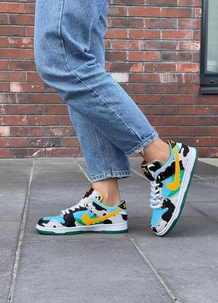 Кроссовки nike sb dunk low x ben &amp; jerry’s кроссовки