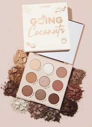 Colourpop eyeshadow palette going coconuts2 фото