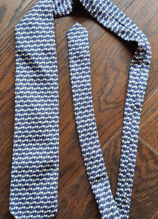 Шелковый галстук с клюшками для гольфа.3 фото