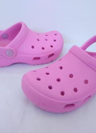 Детские босоножки crocs кроксы сабо j2 33-34р оригинал2 фото