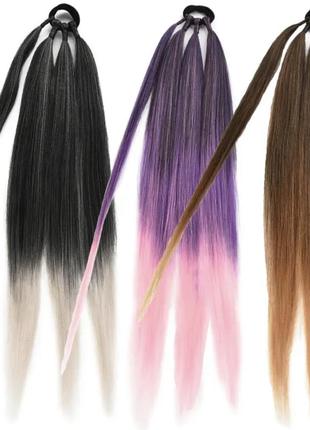 Афрохвост коса удлинители для хвоста синтетические боксерские косички 26 дюймов...
