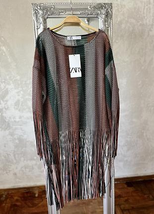 Zara туника пляжная m