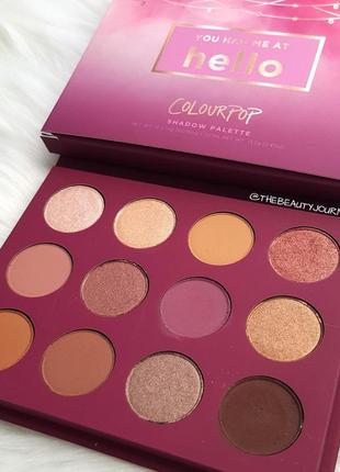 Colorpop eyeshadow palette you had me at hello5 фото