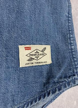 Джинсовый овершот рубашка мужская levis x justin timberlake2 фото