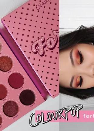 Colorpop eyeshadow palette fortune2 фото