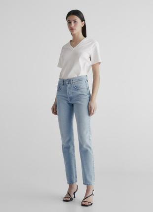 Джинси massimo dutti  розмір 40 straight fit high-waist jeans