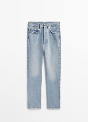 Джинси massimo dutti  розмір 40 straight fit high-waist jeans5 фото