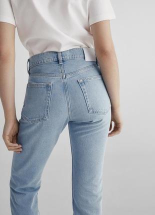 Джинси massimo dutti  розмір 40 straight fit high-waist jeans2 фото