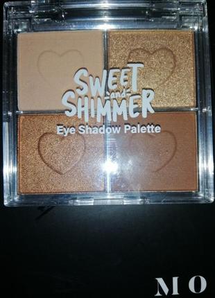 Sweet and shimmer eyeshadow palette jasmine la belle8 фото