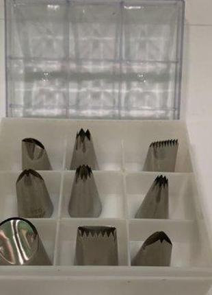 Набір кондитерських насадок 9 шт (шт)
