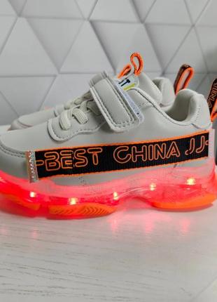 Кроссовки светящиеся с подсветкой led usb подзарядкой распродажа6 фото
