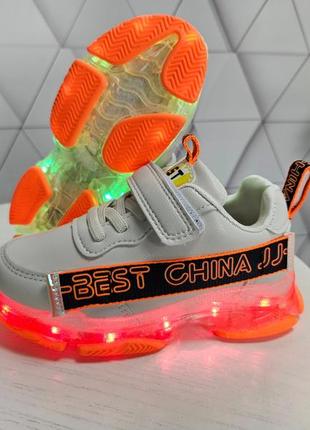 Кроссовки светящиеся с подсветкой led usb подзарядкой распродажа
