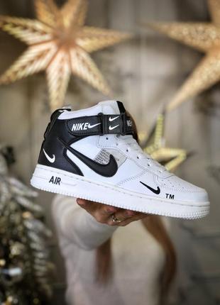 Зимние кроссовки nike air force1 фото