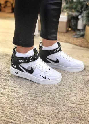 Зимние кроссовки nike air force3 фото