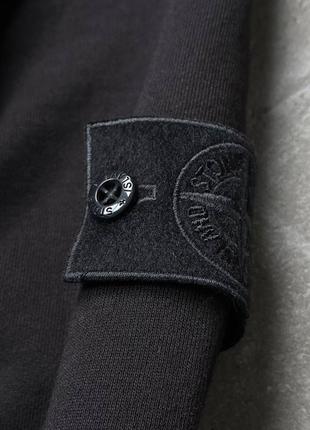 Кофта мужская весенняя осенняя stone island черная свитшот мужской весна осень толстовка стон айленд2 фото