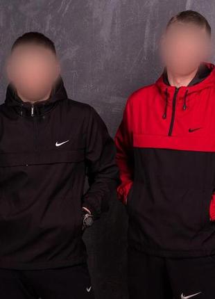 Вітрівка чоловіча nike весняна осіння легка чорна анорак чоловічий найк чоловіча куртка водовідштовхувальна6 фото