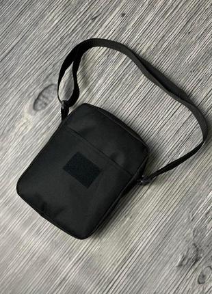Барсетка на плечо мужская dazy черная  мессенджер тканевый сумка через плечо спортивная2 фото