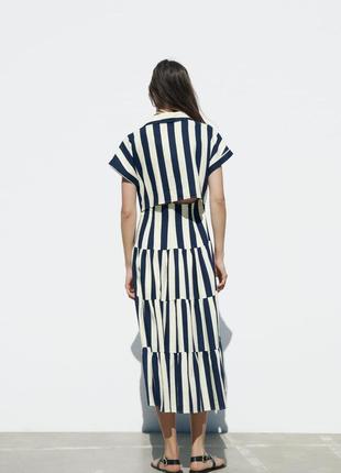 Zara -60% 💛 платье лен роскошное коттон стильное м, l3 фото