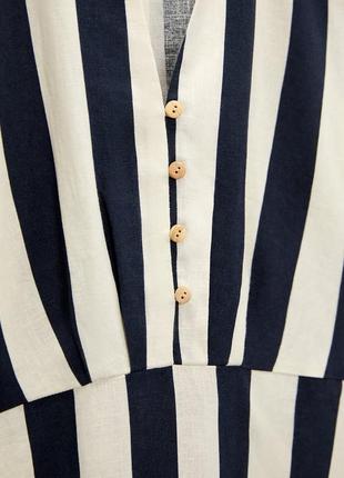 Zara -60% 💛 платье лен роскошное коттон стильное м, l6 фото