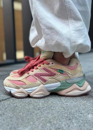 Жіночі кросівки new balance 9060 cooka pink1 фото