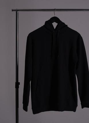 Мужская кофта весенняя осенняя olim черная  худи мужское весна осень с капюшоном толстовка мужская модная1 фото
