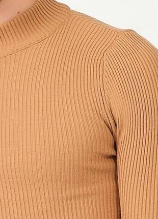 Кофта мужская осенняя весенняя blad белая | свитер мужской теплый водолазка вязаная8 фото