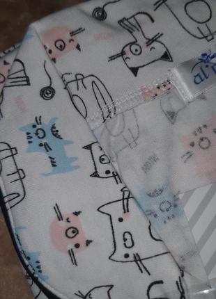 Коттоновая натуральная батал пижама с котами/домашняя костюм шорты и рубашка 50-586 фото