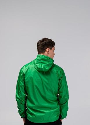 Ветровка мужская плащевка весенняя осенняя летняя zipper зеленая куртка легкая весна осень лето5 фото