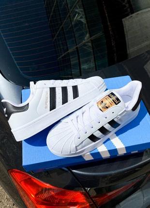 Кеды adidas superstar кожа, адидас суперстар, adidas superstar3 фото