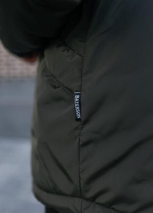 Куртка мужская демисезонная до 0*с dropper хаки ветровка утепленная весенняя осенняя6 фото