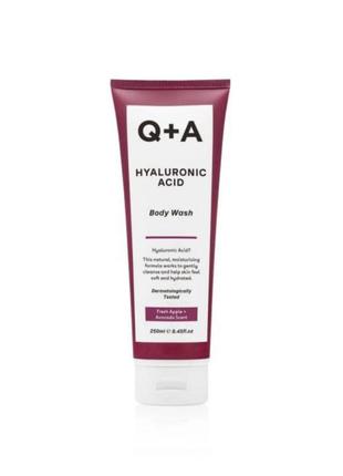 Гель для тіла з гіалуроновою кислотою q+a hyaluronic acid body wash, 250 мл1 фото