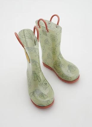 Детские резиновые сапоги winnie the pooh