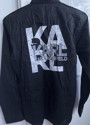 Рубашка karl lagerfeld 12 лет нереально стильная2 фото
