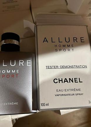 Парфюмированная вода тестер 100 мл мужской аромат в стиле chanel
allure homme sport eau extreme1 фото