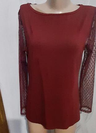 Водолазка гольф реглан лонгслив віскоза рукав сітка.