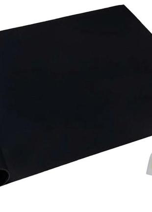 Комплект антипригарний килимок для bbq чорний і лопатка з антипригарним покриттям зелена (vol-1225)