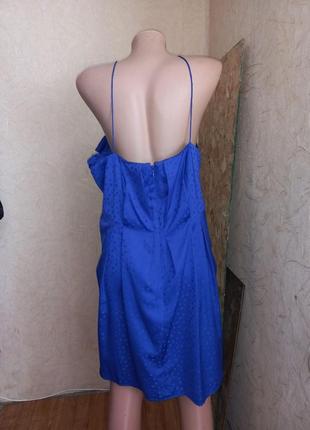 Новое жаккардовое мини платье 48 размер topshop7 фото