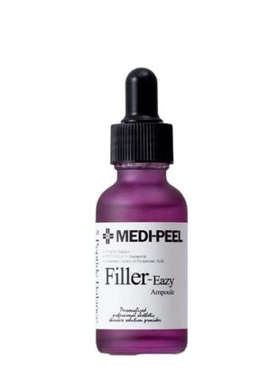 Укрепляющая сыворотка-филлер с пептидами и egf от морщин medi peel filler eazy ampoule, 30 мл
